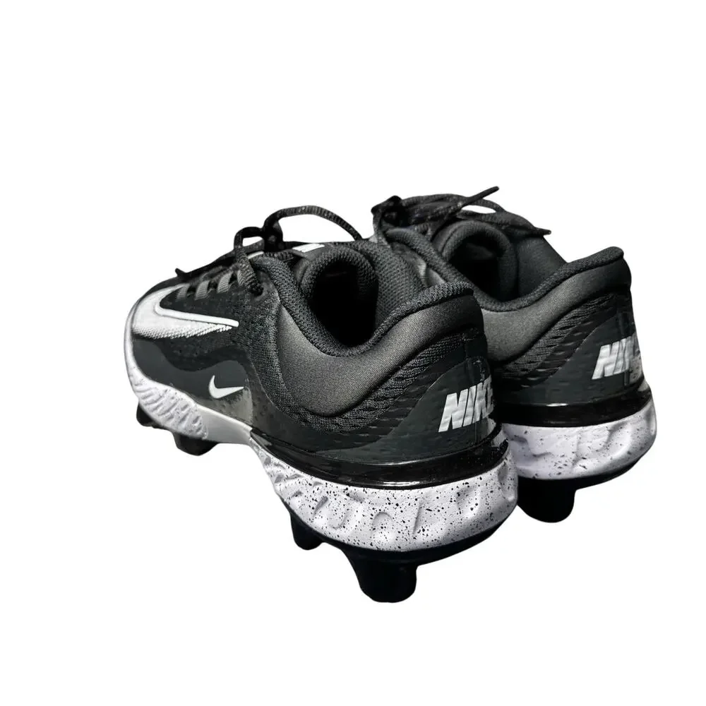 Nike Alpha Huarache Elite 4 MCS Baseball Cleat Black White FD6221-003 Sz 15